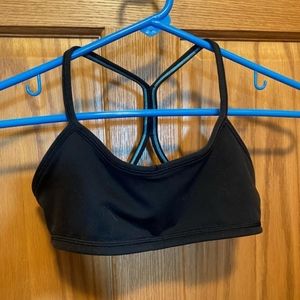 Ivivva By Lululemon Black Sports Drill Sports Bra Size 12